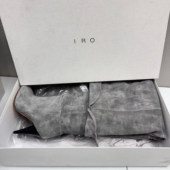 IRO Gray Over the Knee Boots - Picture 5 of 7